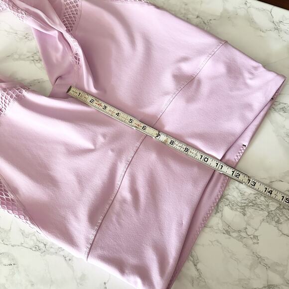 Victoria's Secret ‎ Lavender Fishnet Mesh Knockout 7/8 Tight women's size large - Picture 13 of 14